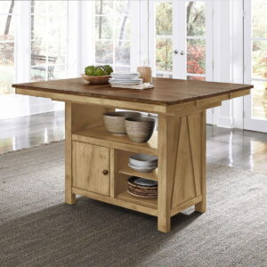 Lindsey Farm - Gathering Table Set - Natural & Brown