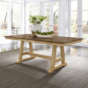 Lindsey Farm - Trestle Table - Natural & Brown