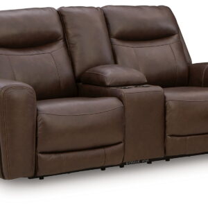 Gravier - Power Reclining Loveseat With Console / Adjustable Headrest - Cordova