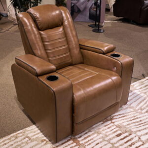Gruaro - Power Recliner With Adjustable Headrest - Amber