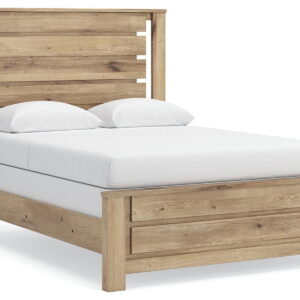 Brozmont - Queen Panel Bed - Tan