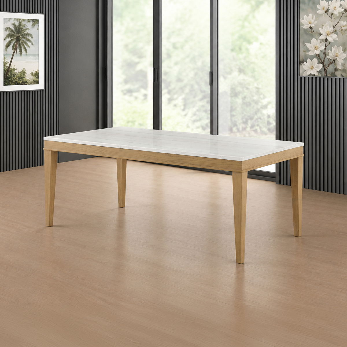 Essence - 70" Rectangle Dining Table With Marble Top - Image 10