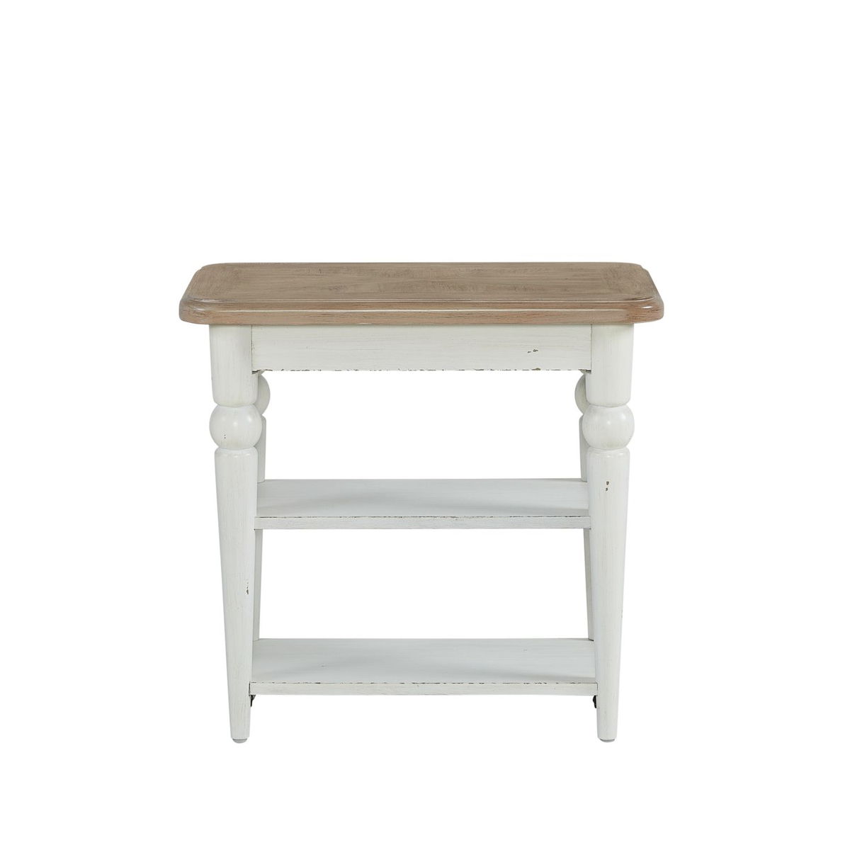 Turnberry Park - Chairside Table - Washed White - Image 6