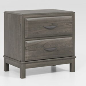Mazing - Two Drawer Night Stand - Gray