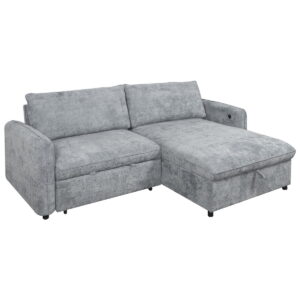 Finn - 2 Piece Sectional (LAF Sofa/Chaise) - Gray