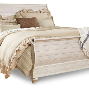 Willowton - Sleigh Bed