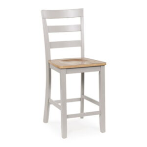 Harperfeld - Barstool (Set of 2) - Natural / Gray