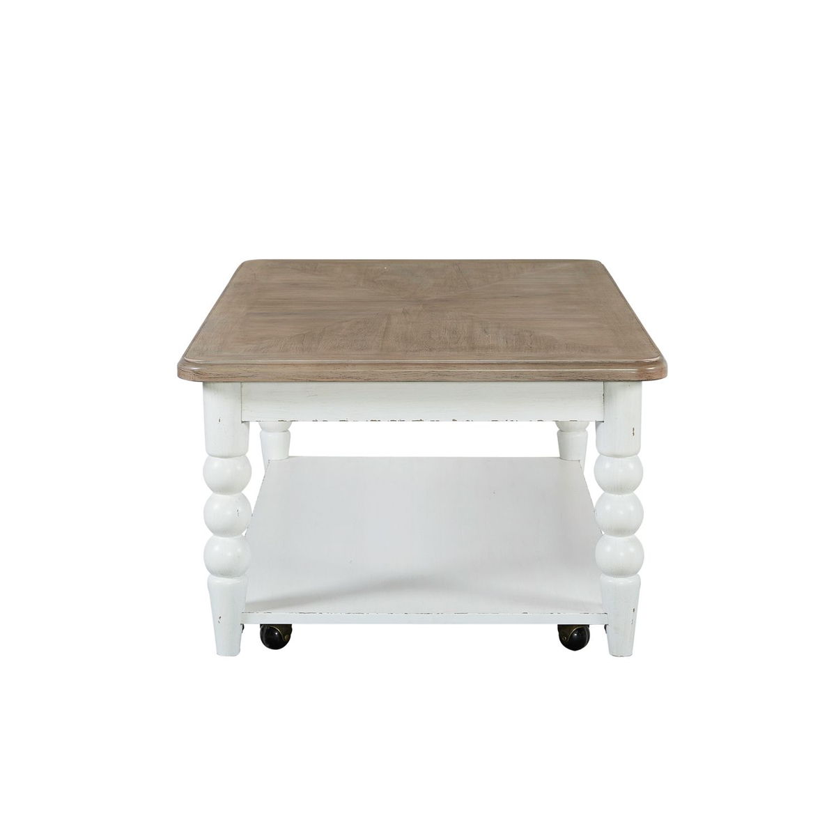 Turnberry Park - Rectangular Cocktail Table - Washed White - Image 3