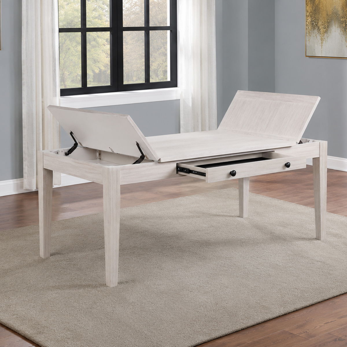 Echo - Rectangle Dining Table - Driftwood - Image 10