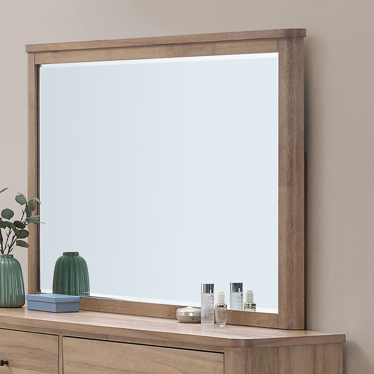 Anika - Mirror - Natural / Brown - Image 5