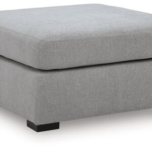 Lakepoint - Oversized Accent Ottoman - Nickel