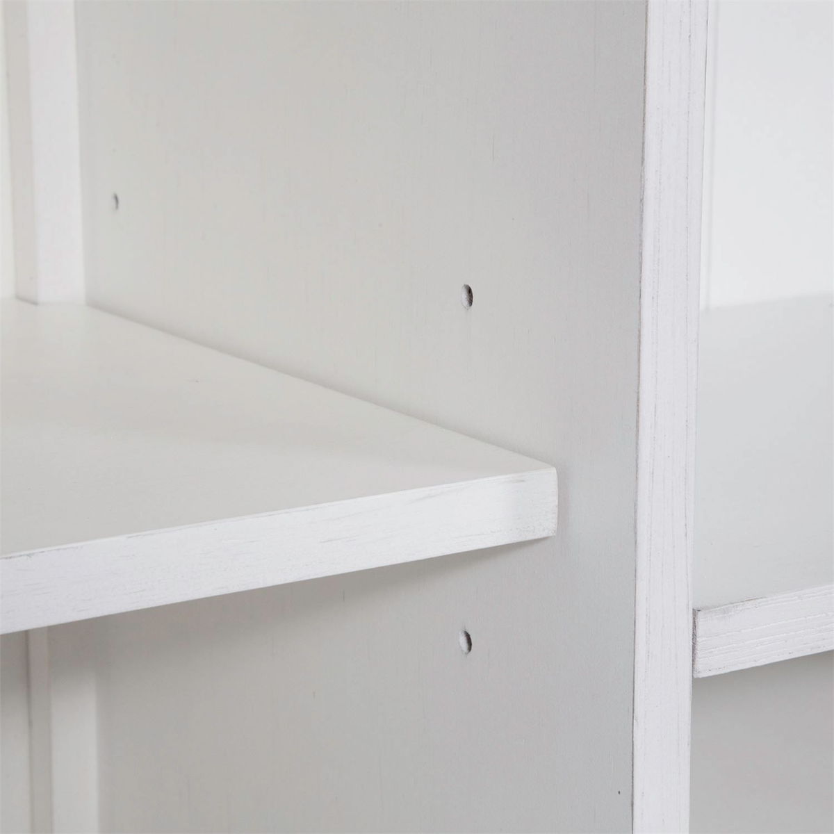 Allyson Park - Credenza & Hutch - Wirebrushed White / Charcoal - Image 3