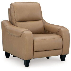 Mosswell - Power Recliner With Adj Headrest - Toffee