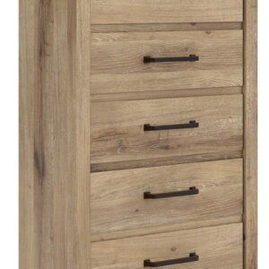 Brozmont - Five Drawer Chest - Tan