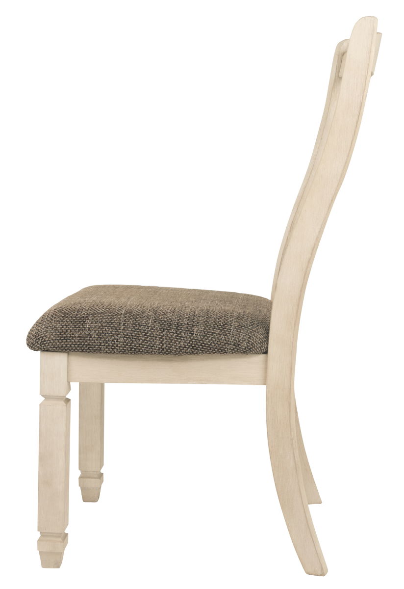 Bolanburg - Dining UPH Side Chair (Set of 2) - Rake Back - Brown / Beige - Image 8