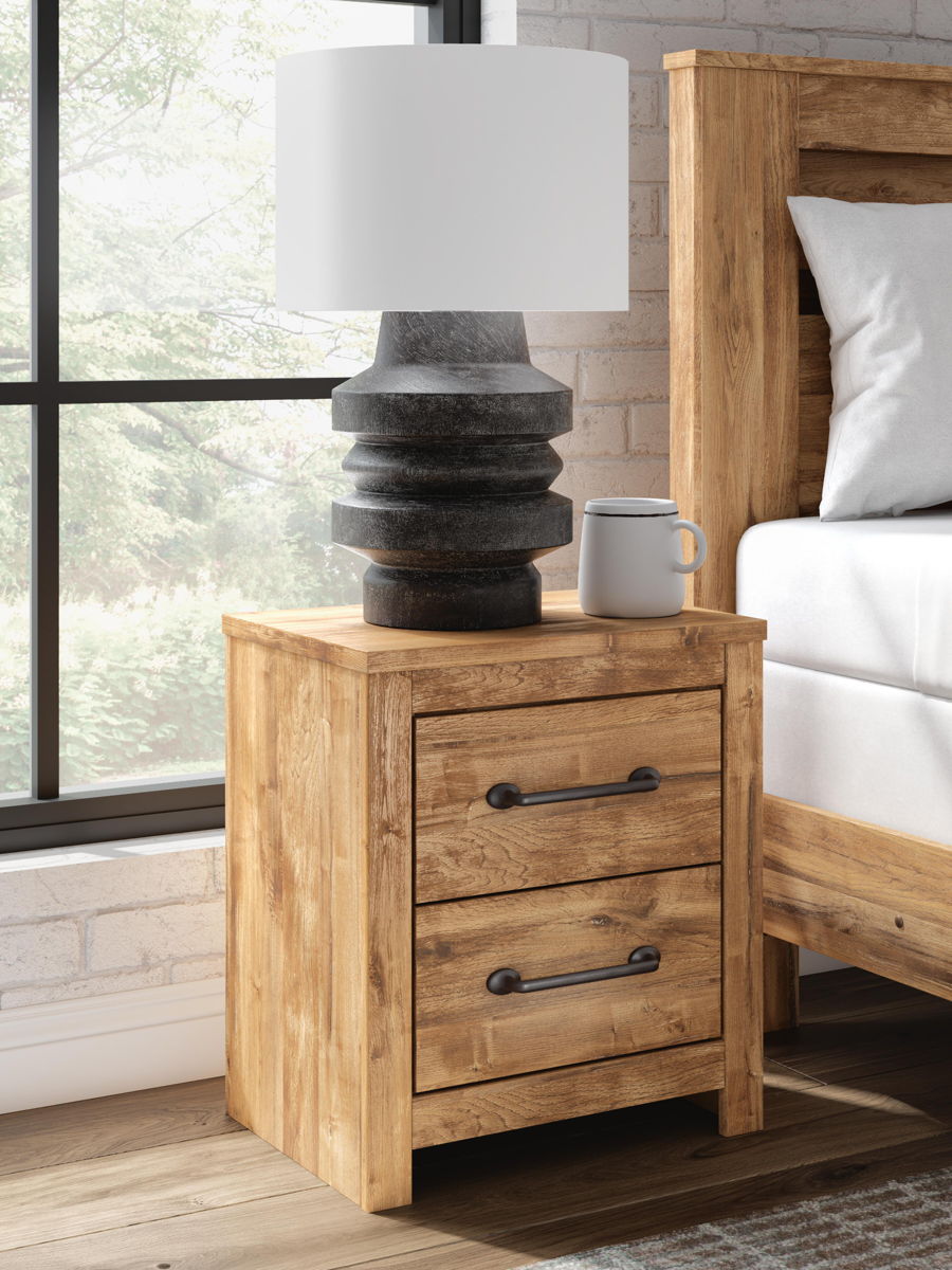Maystonna - Two Drawer Night Stand - Brown - Image 11