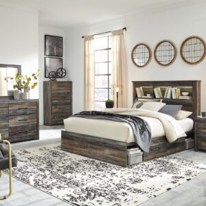 Drystan - Bookcase Bed Set