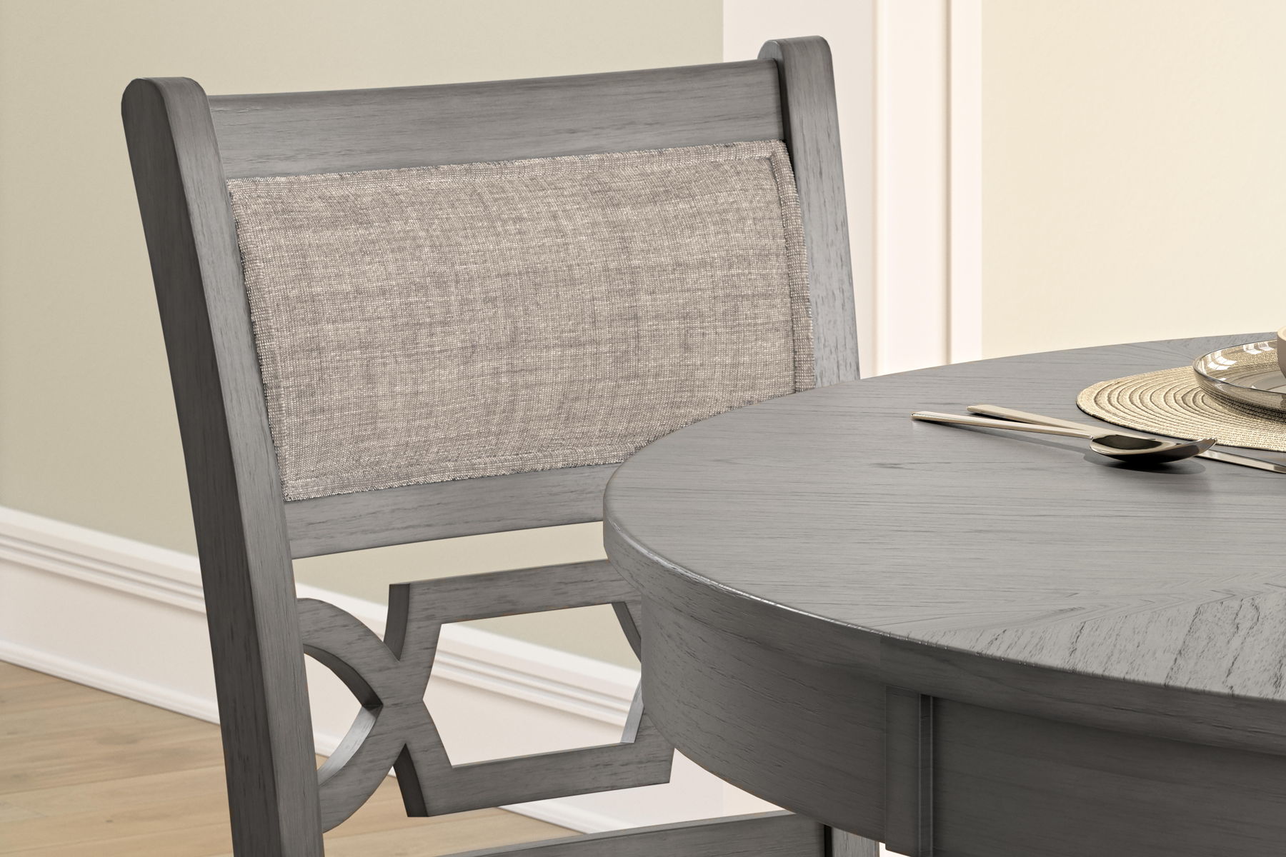 Wrenning - Drm Counter Table Set (Set of 5) - Gray - Image 4