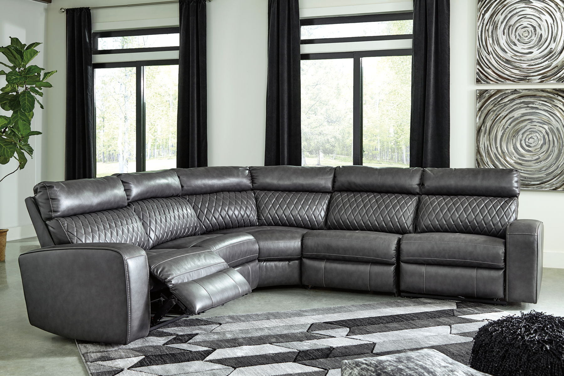 Samperstone - Power Reclining Sectional - Image 20
