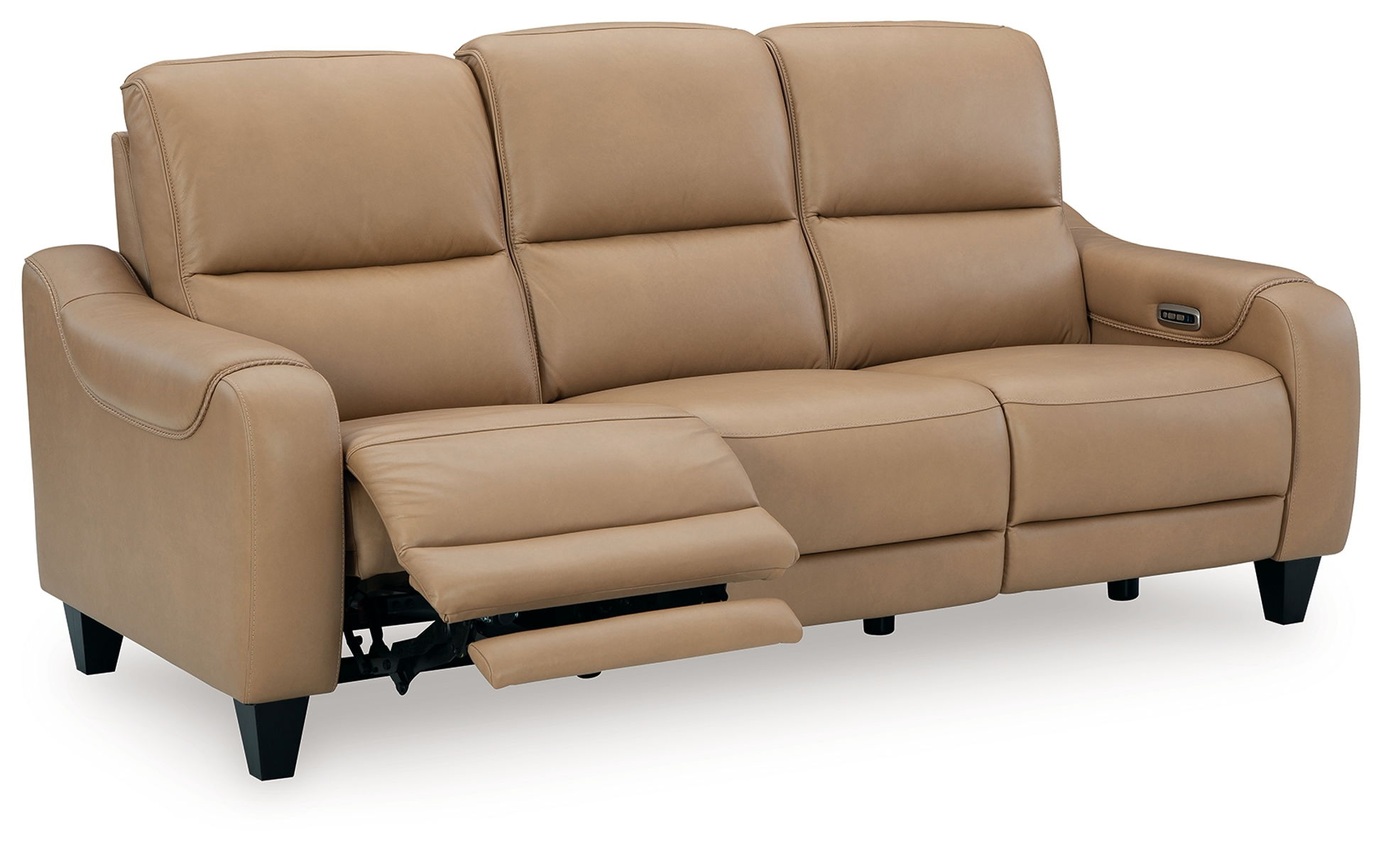 Mosswell - Power Reclining Sofa With Adj Headrest - Toffee - Image 8