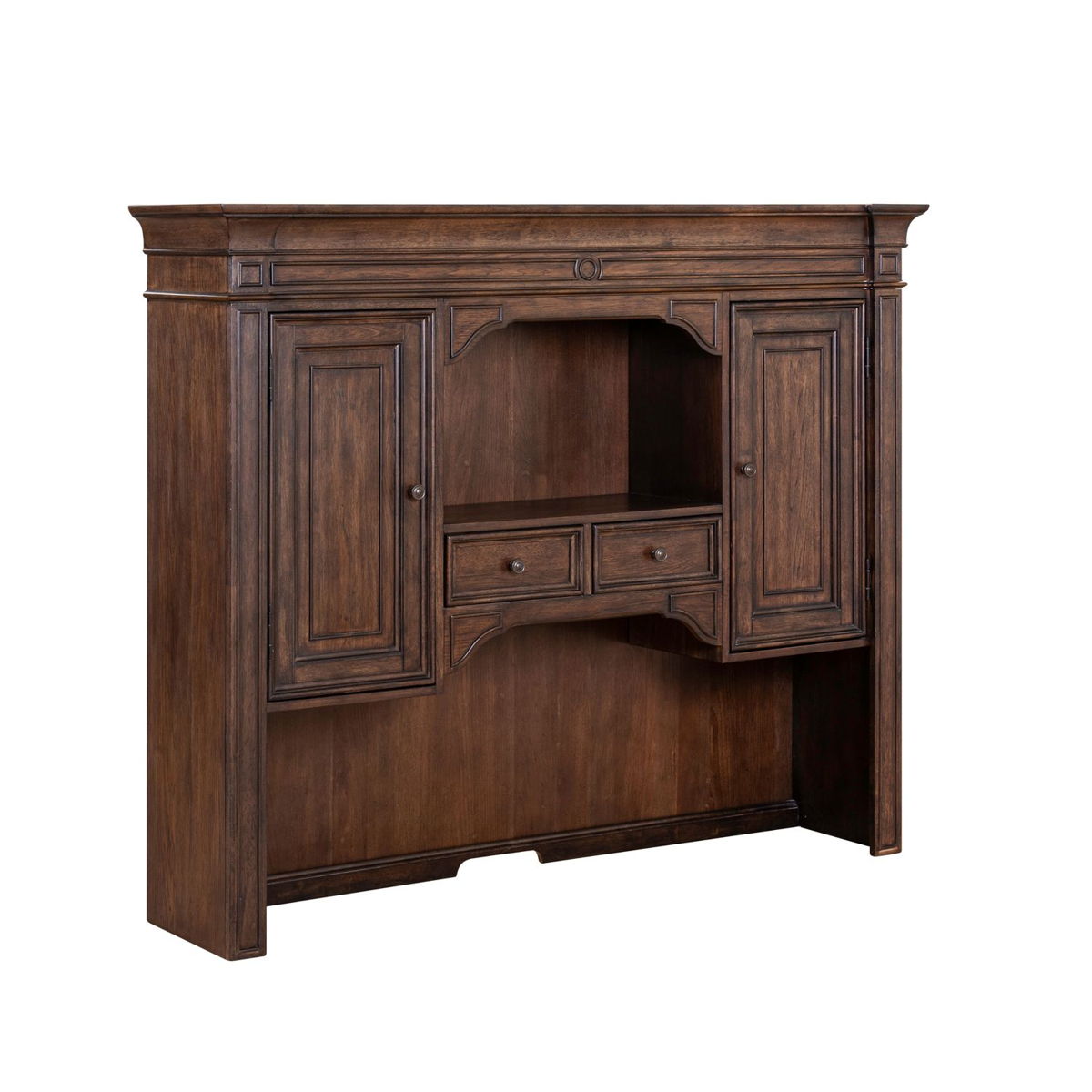 Providence Park - Jr Executive Credenza Hutch - Chateau Brown - Image 5