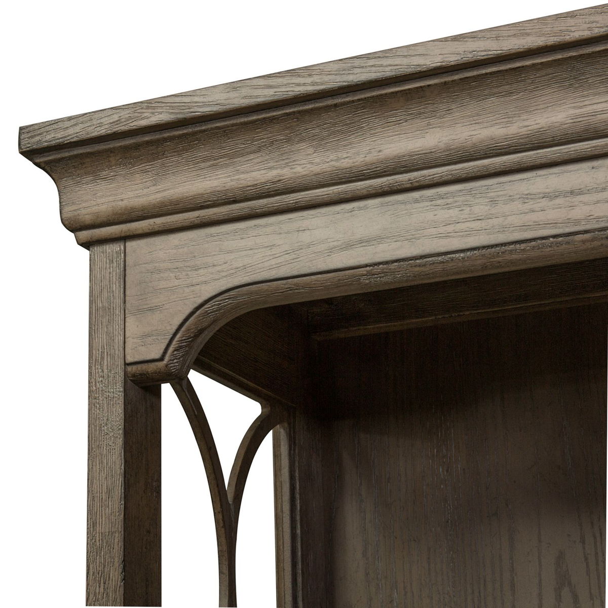 Simply Elegant - Credenza & Hutch - Heathered Taupe - Image 2