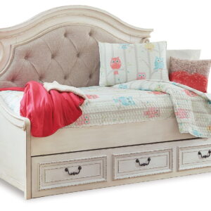 Realyn - Twin Day Bed With Storage - Chipped White