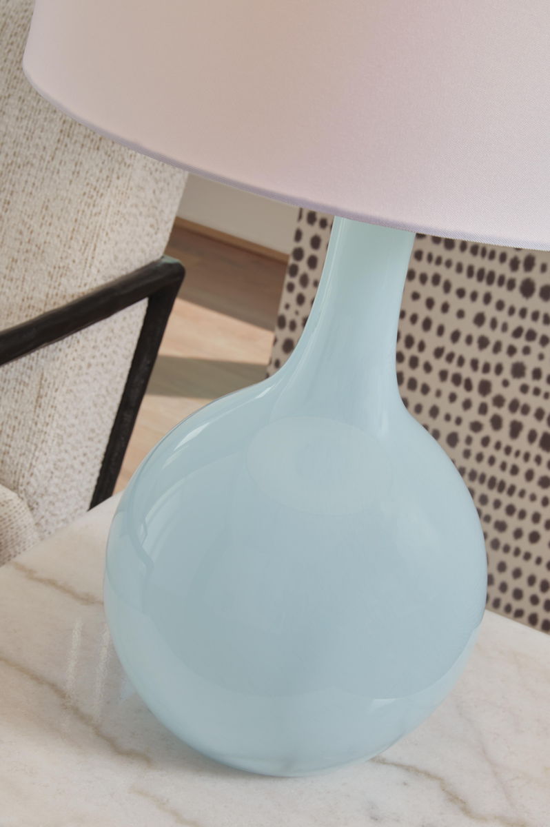 Rylanton - Glass Table Lamp - Aqua - Image 5