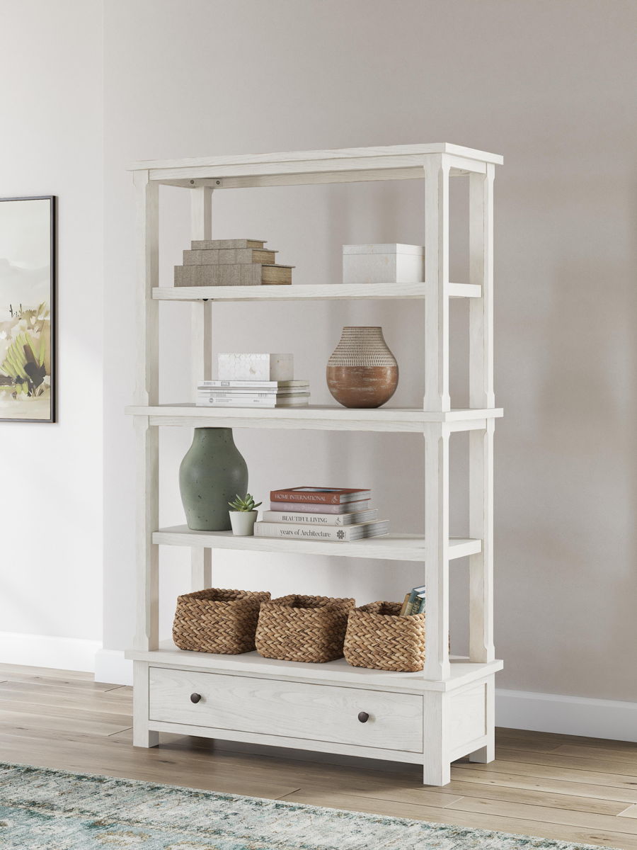 Robbinsdale - Bookcase - Antique White - Image 9
