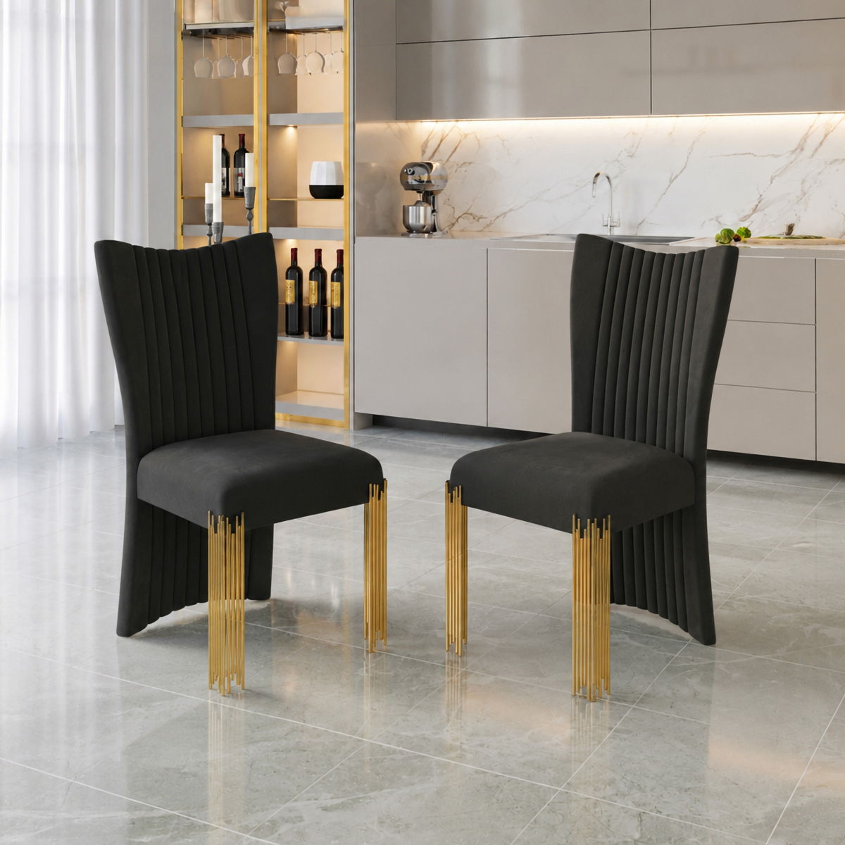 Empire - Dining Chair (Set of 2) - Black - Image 8