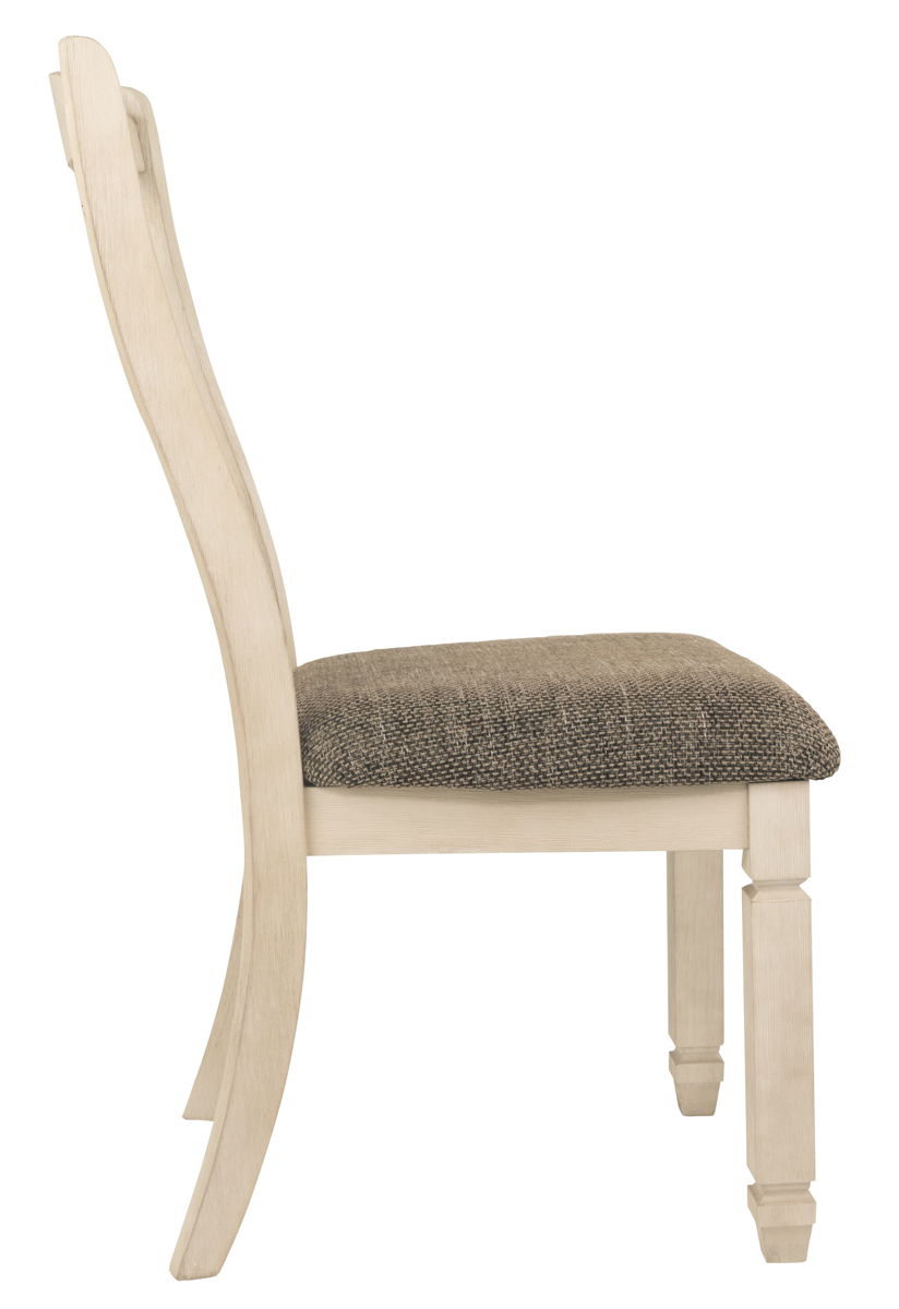 Bolanburg - Dining UPH Side Chair (Set of 2) - Rake Back - Brown / Beige - Image 10