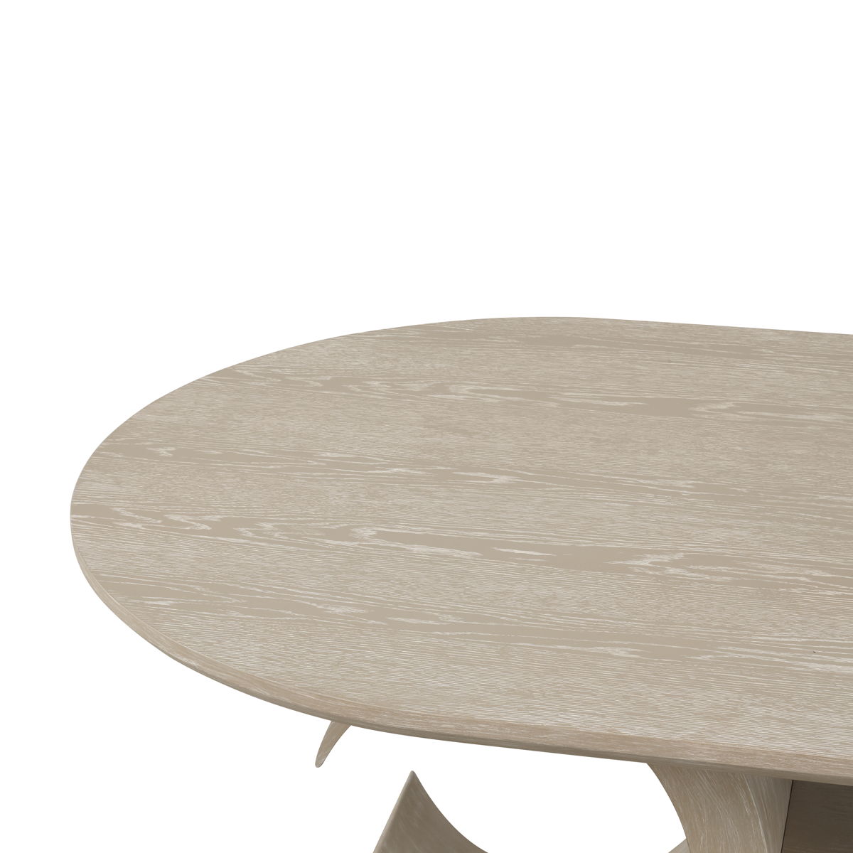 Gwendolyn - Oval Table Top And Base - Beige - Image 3