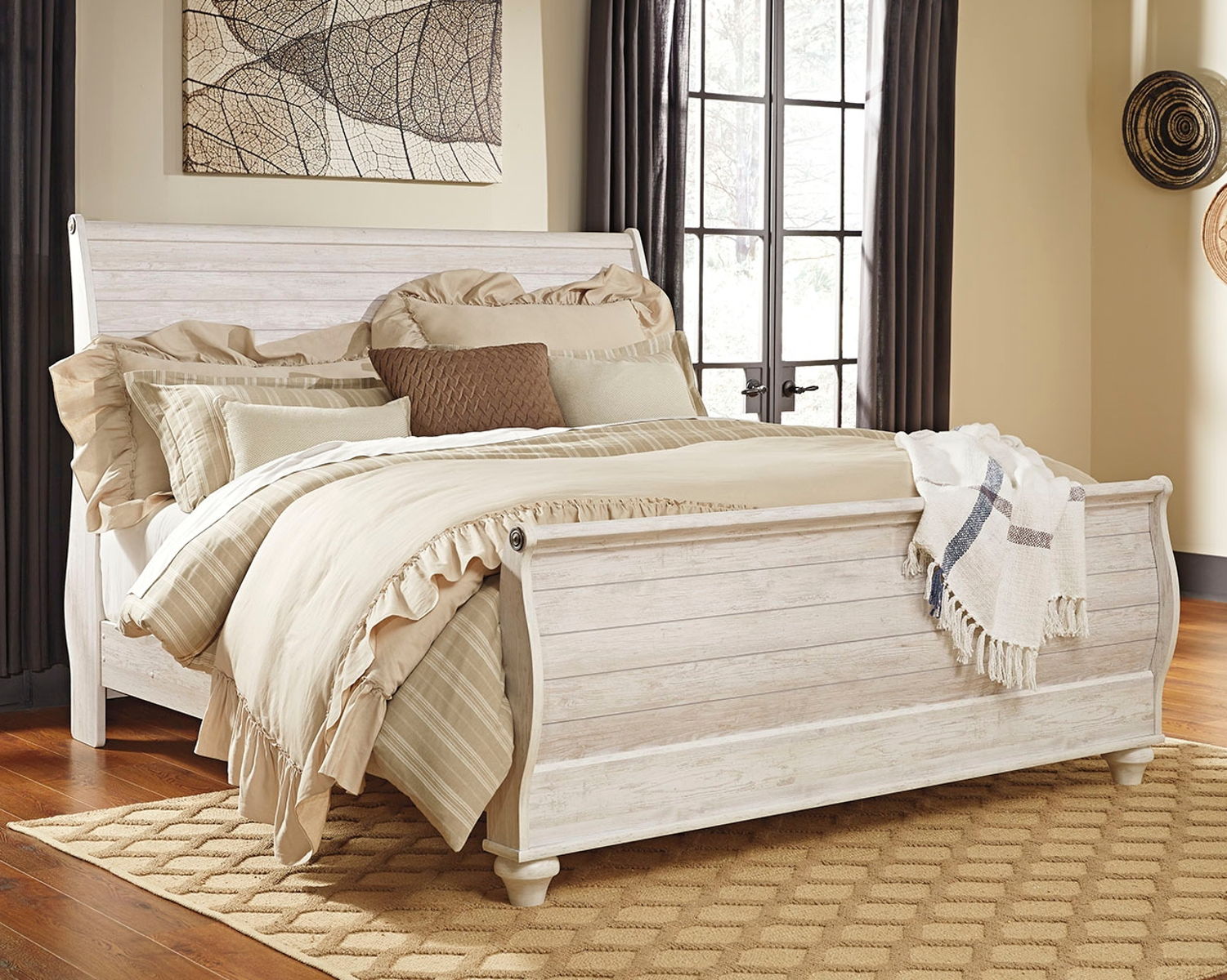 Willowton - Sleigh Bed - Image 2