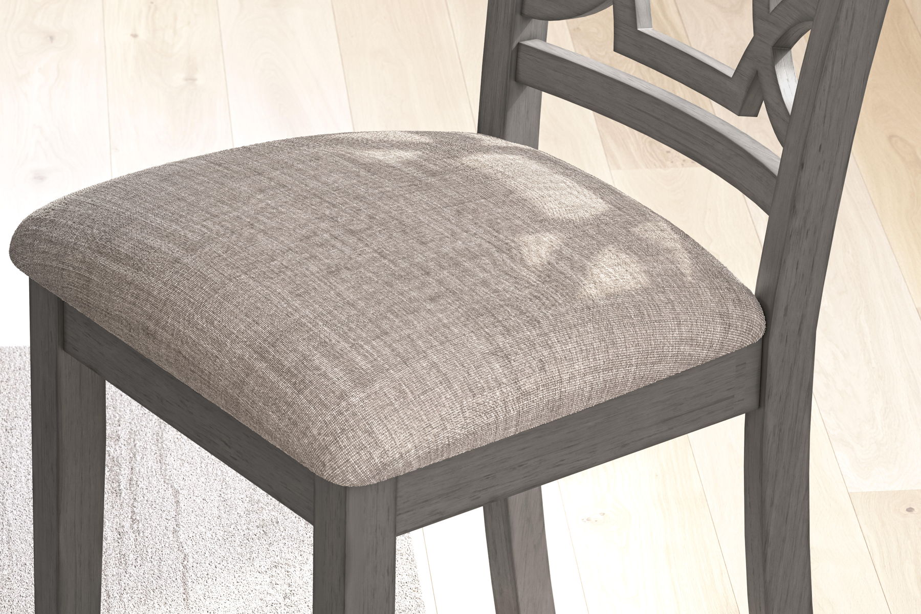 Wrenning - Dining Room Table Set (Set of 6) - Gray - Image 4
