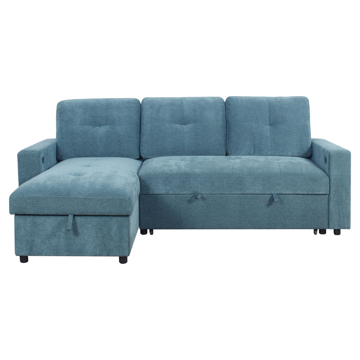 Greer - 2 Pieces LAF Sofa/Chaise - Green - Image 2