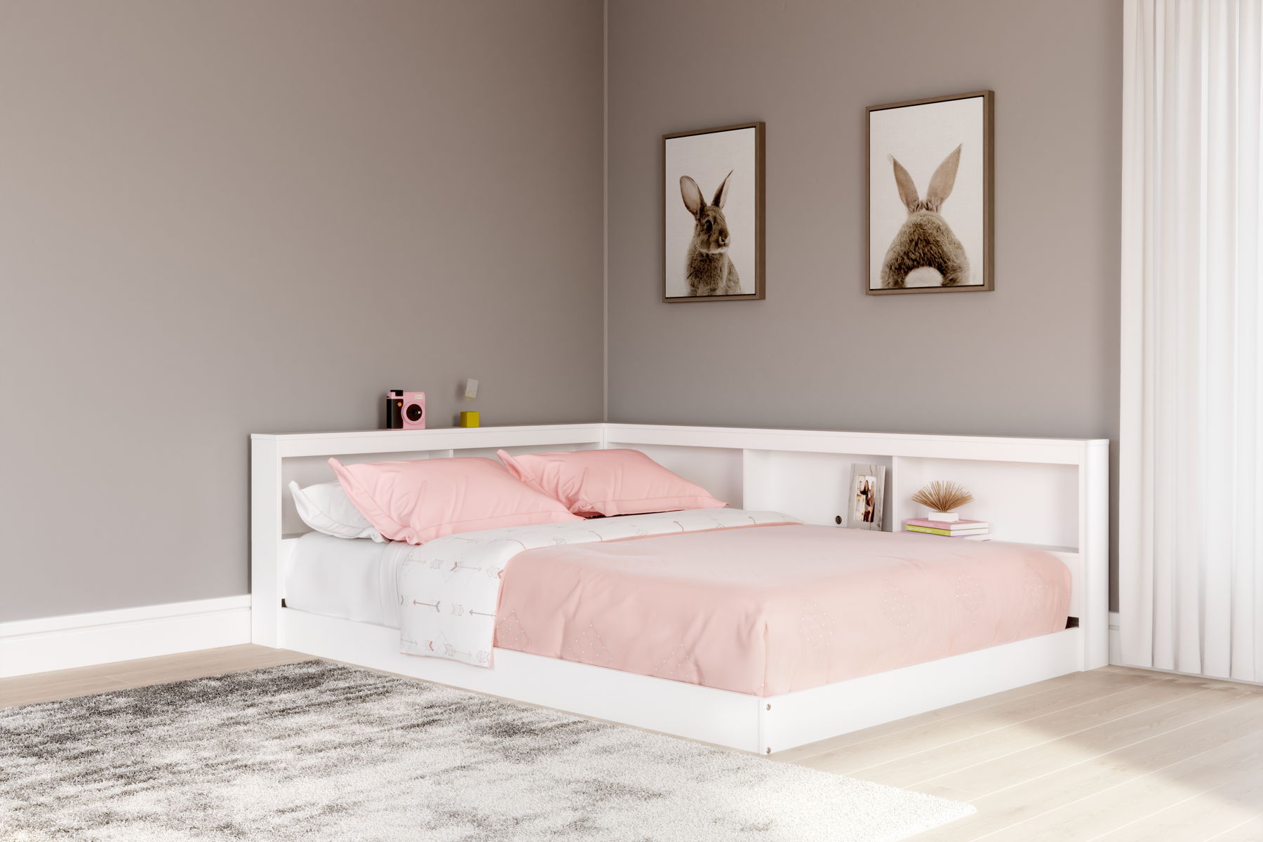 Piperton - Bookcase Storage Bed - Image 9