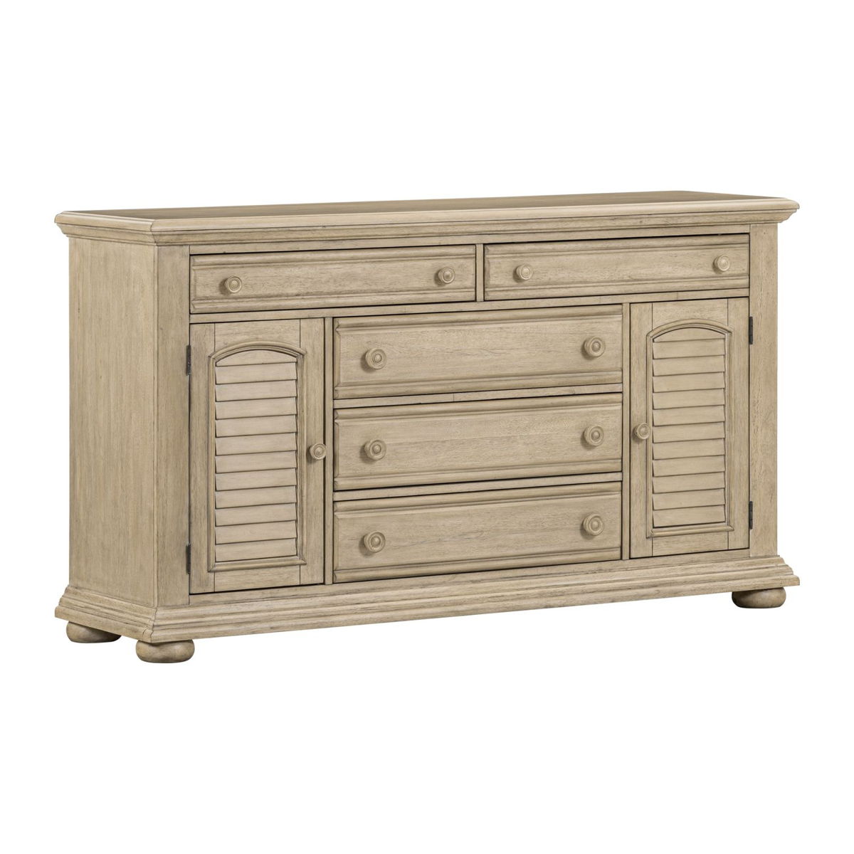 Summer House - 2 Door 5 Drawer Dresser - Sand Dune - Image 5