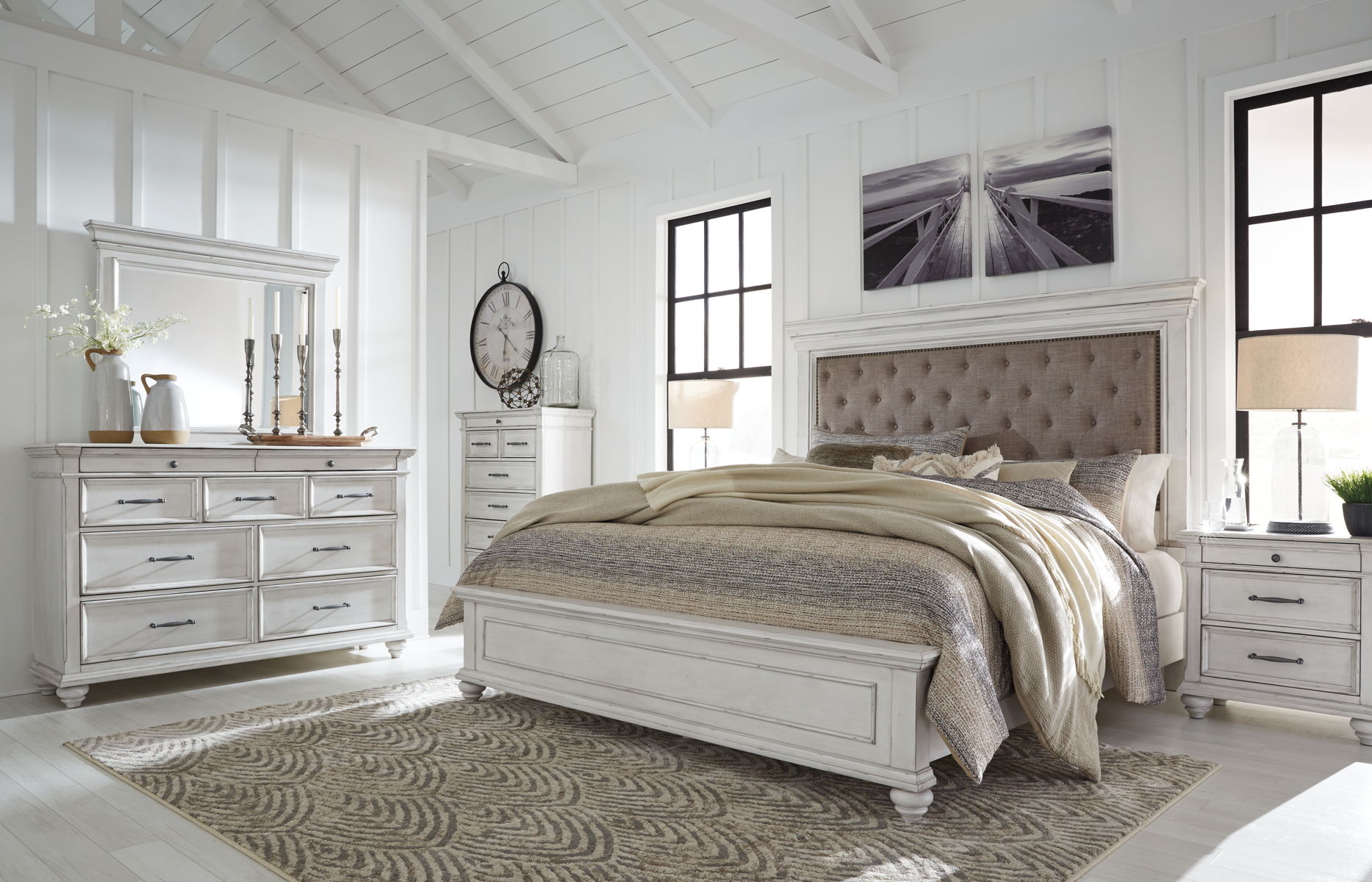 Kanwyn - Upholstered Panel Bed - Image 12