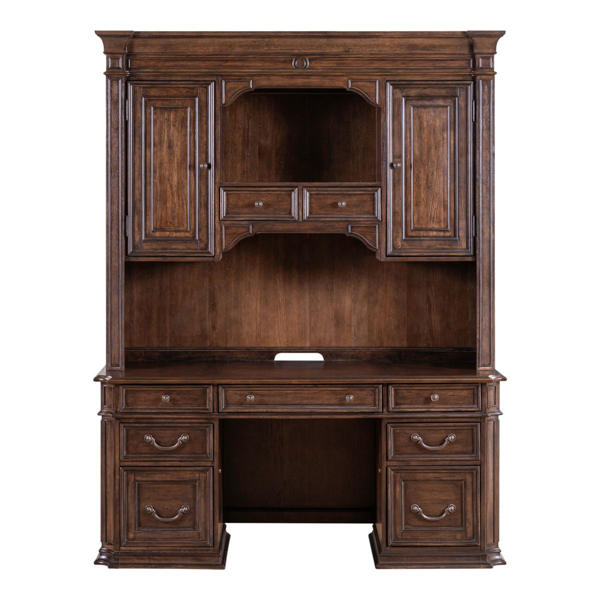Providence Park - Credenza & Hutch - Chateau Brown - Image 2
