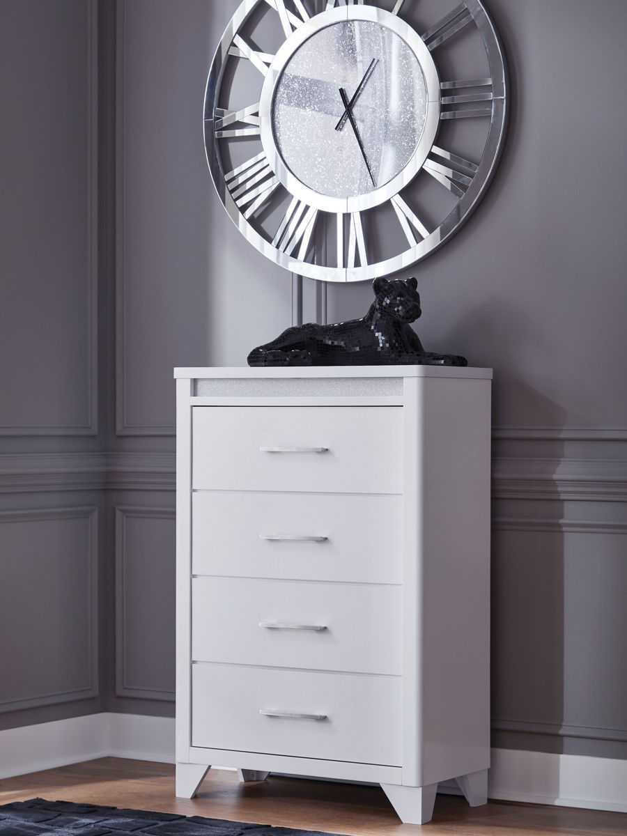 Jarlee - Four Drawer Chest - White - Image 9