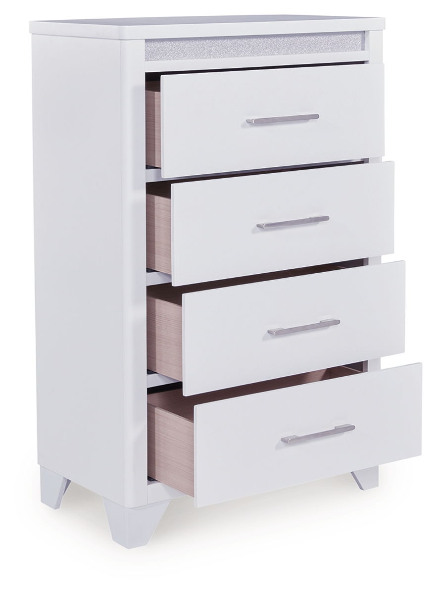 Jarlee - Four Drawer Chest - White - Image 2