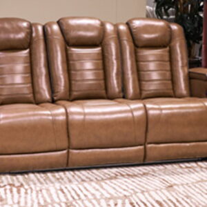 Gruaro - Power Reclining Sofa With Adjustable Headrest - Amber