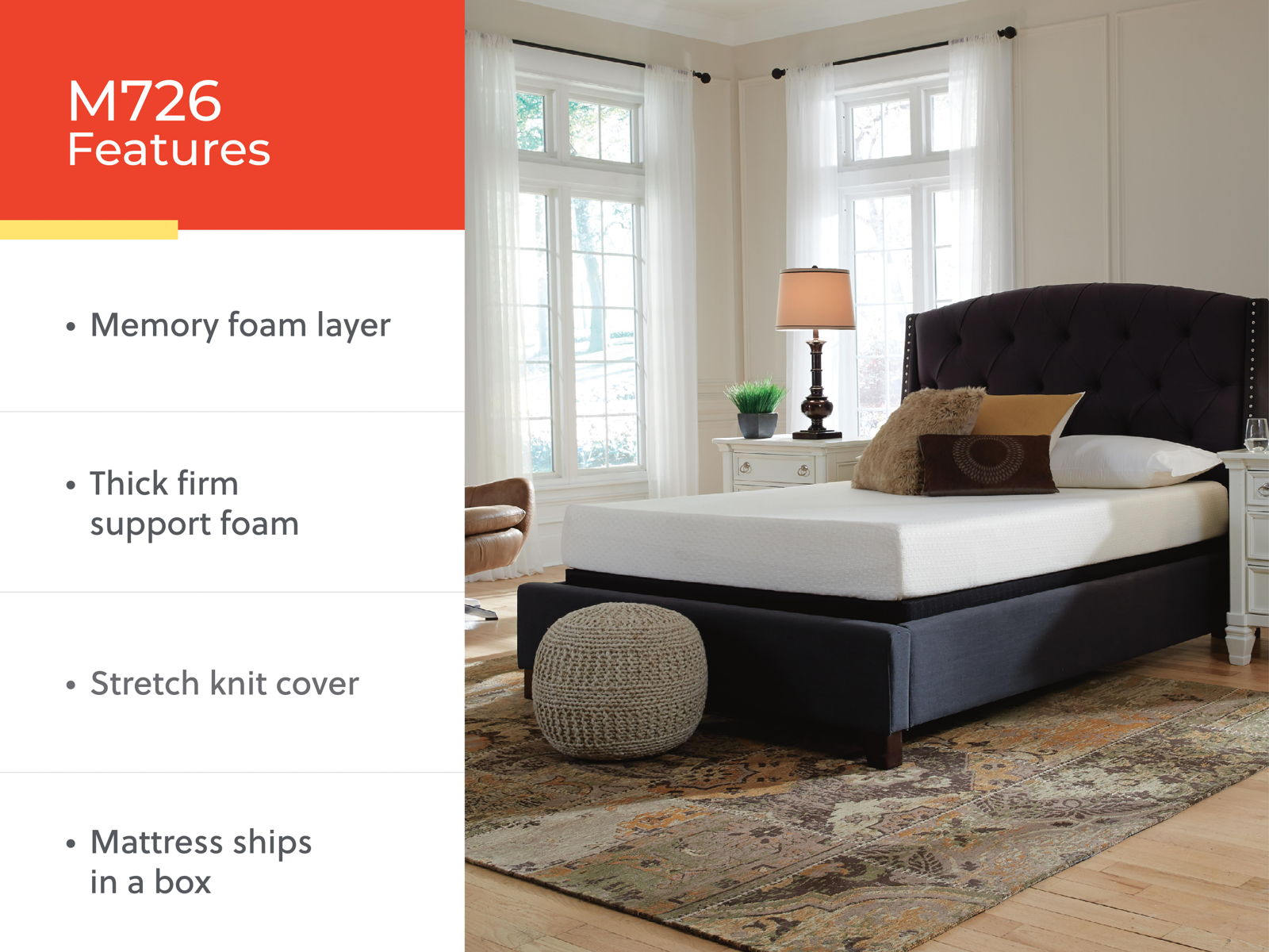 Chime 8 Inch Memory Foam - Medium Memory Foam Mattress - Image 18