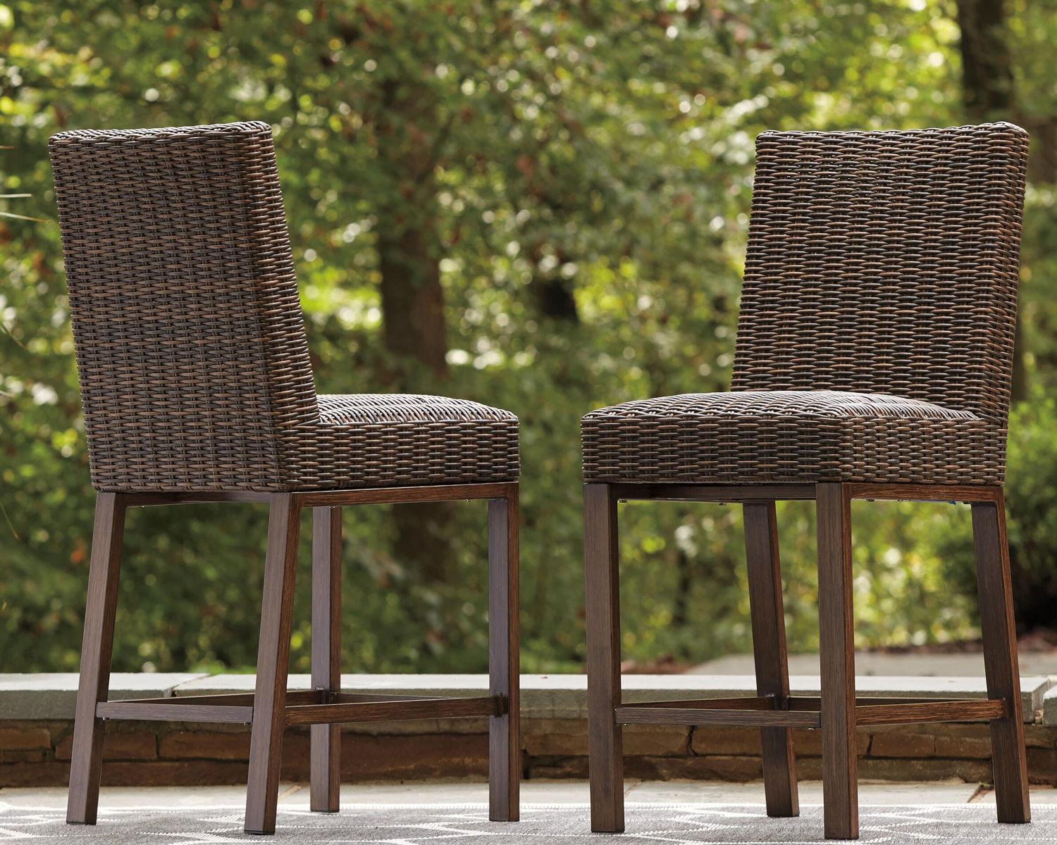Paradise Trail - Barstool (Set of 2) - Medium Brown - Image 9