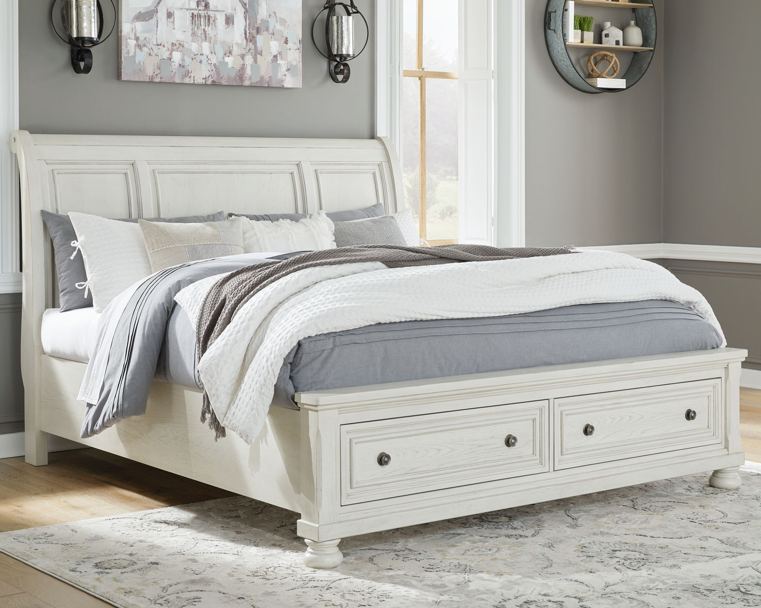 Robbinsdale - Sleigh Bed - Image 13