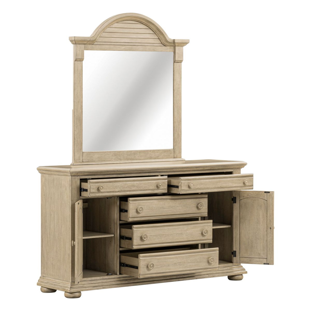 Summer House - Dresser & Mirror - Sand Dune - Image 5
