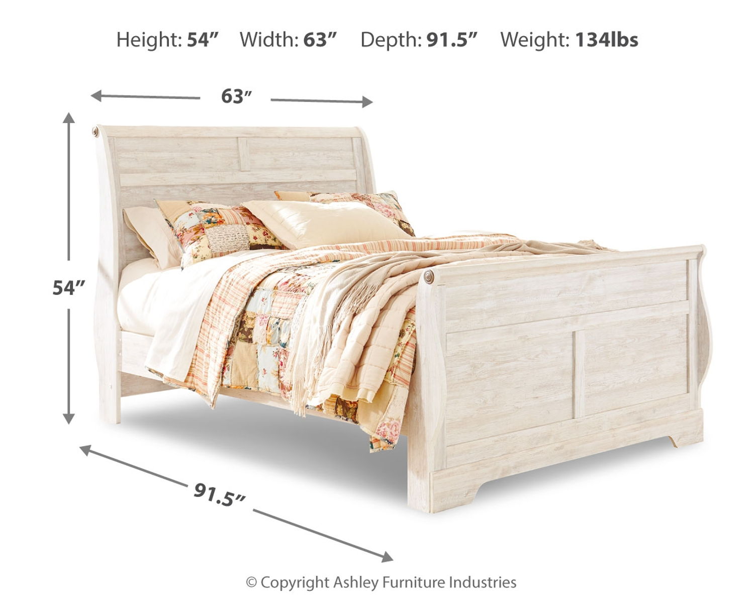 Willowton - Bed - Image 6