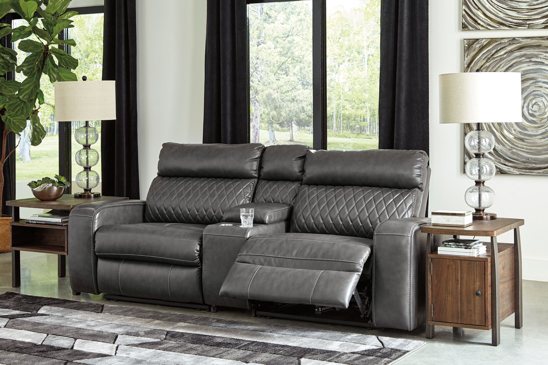 Samperstone - Power Reclining Sectional - Image 12