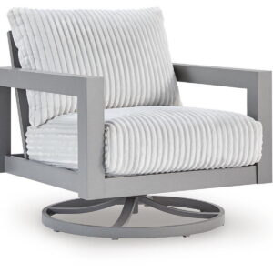 Hurley Park - Swivel Chair With Cushion - Gray