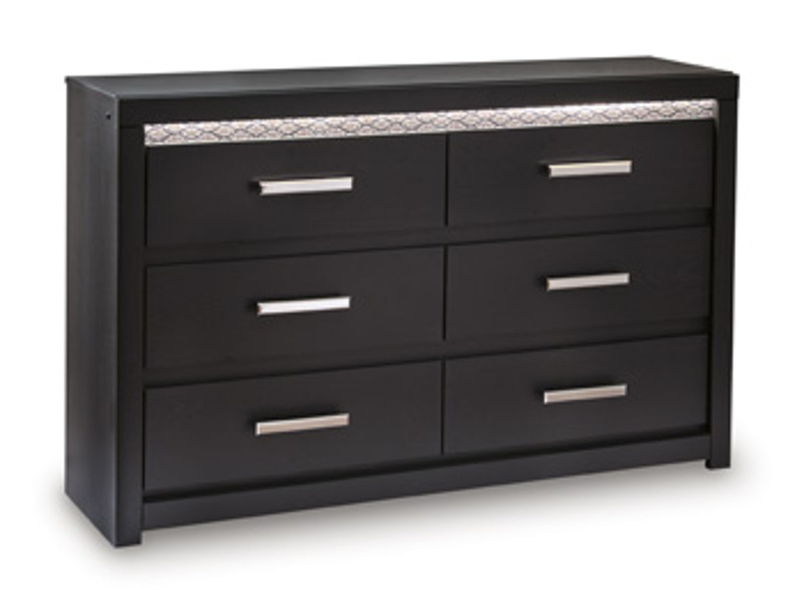 Shoralli - Six Drawer Dresser - Black